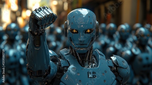 Rise of the Machines: A Futuristic Robot Army Stands Ready