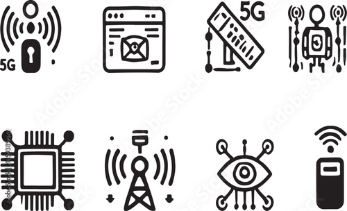 set of vector icons