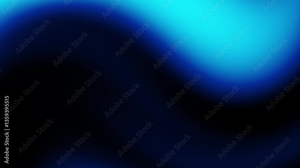 Royal Blue Abstract Liquid Gradient with Light Leak Background