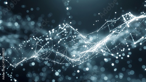 Abstract glowing lines background, can be used for comms background.