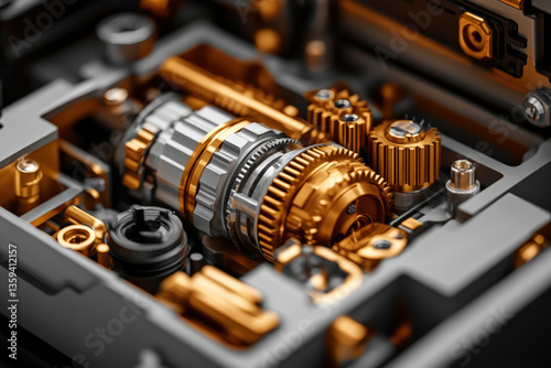 Intricate Machinery Close-Up photo