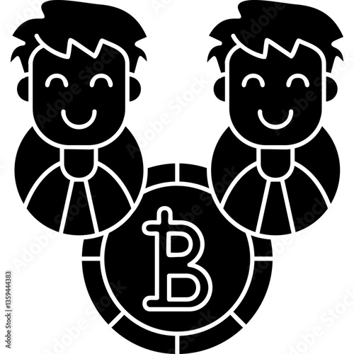 Blockchain Icon Vector Element