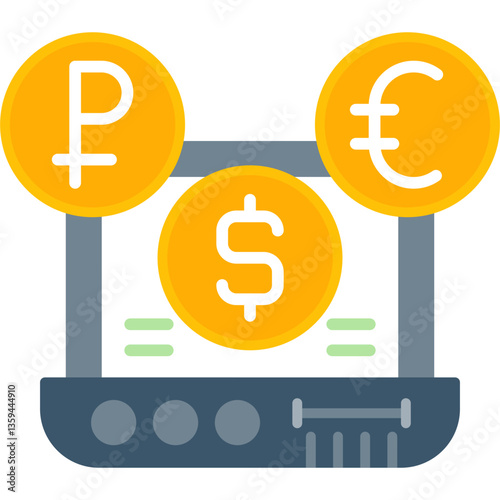 Digital Currency Icon Vector Element
