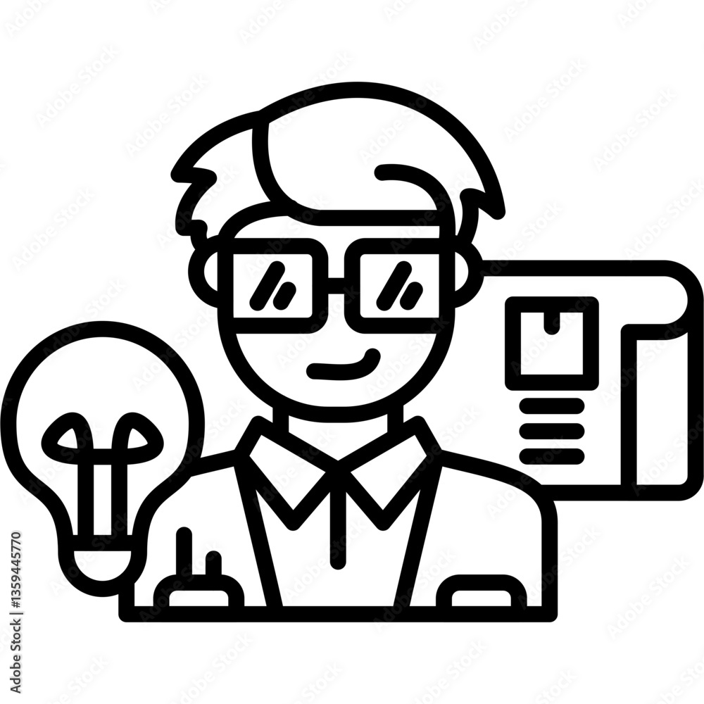 Business Plan Icon Vector Element Business Plan Icon Vector Element