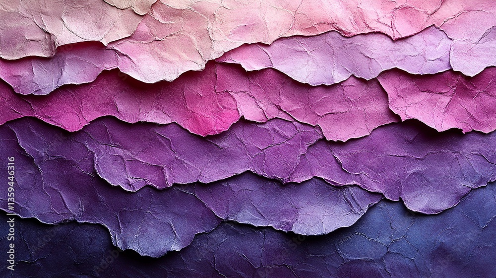 Naklejka premium Light purple paper texture background minimalist gradient. 