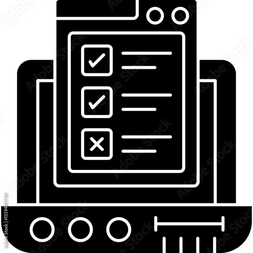Testing Icon Vector Element