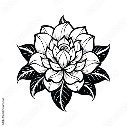 vector illustration of a flower