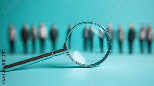 Wallpaper Mural Magnifying glass focus business ethics icon, Integrity law and Compliance concept. Responsible for business, Employment human development. The effective compliance and justice culture in workplace Torontodigital.ca