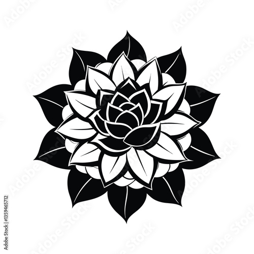 vector illustration of a flower