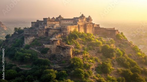 Taragarh Fort, Bundi, Rajasthan at Sunrise