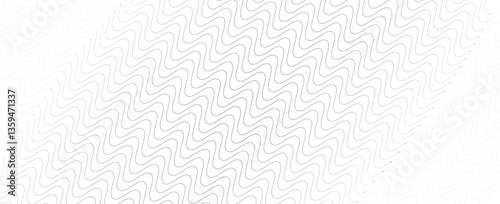 Abstract gray blend lines with oblique stripe on white background vector illustration
