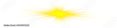 Yellow png sunlight with a lens effect a sun glow and beam explosion, featuring glowing light in a transparent star. Glare adds a futuristic PNG ray with bokeh and flare, luxury shine, and a shiny png