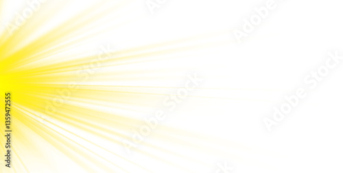 Yellow png sunlight with a lens effect a sun glow and beam explosion, featuring glowing light in a transparent star. Glare adds a futuristic PNG ray with bokeh and flare, luxury shine, and a shiny png