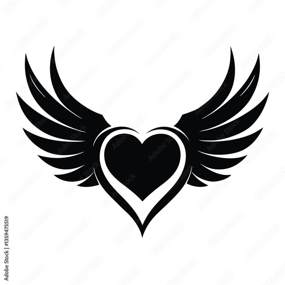 Obraz premium Collection of Unique Heart Shapes, Symmetrical, Tilted, Hand-Drawn, Puffy, Thin Outline, Thick Outline, Double Layered, Geometric Heart, Wide, Modern Minimalist, and Valentine Variations in Red, Black