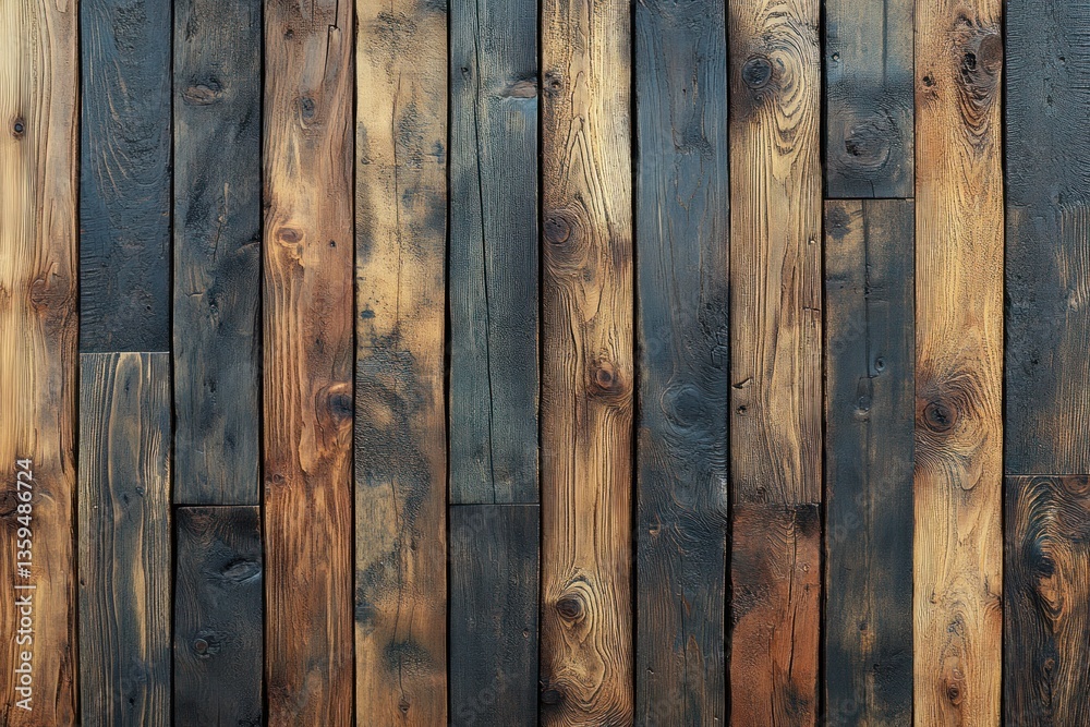 Weathered Wooden Planks Background with Rich Texture and Organic Design Weathered Wooden Planks Background with Rich Texture and Organic Design