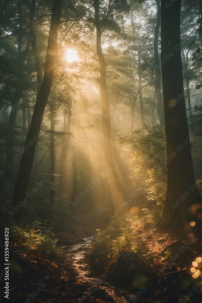 Fototapeta premium A glade in the forest