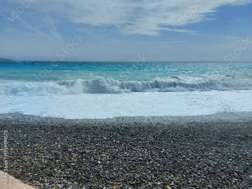 Fototapeta Naklejka Na Ścianę i Meble -  waves on the beach