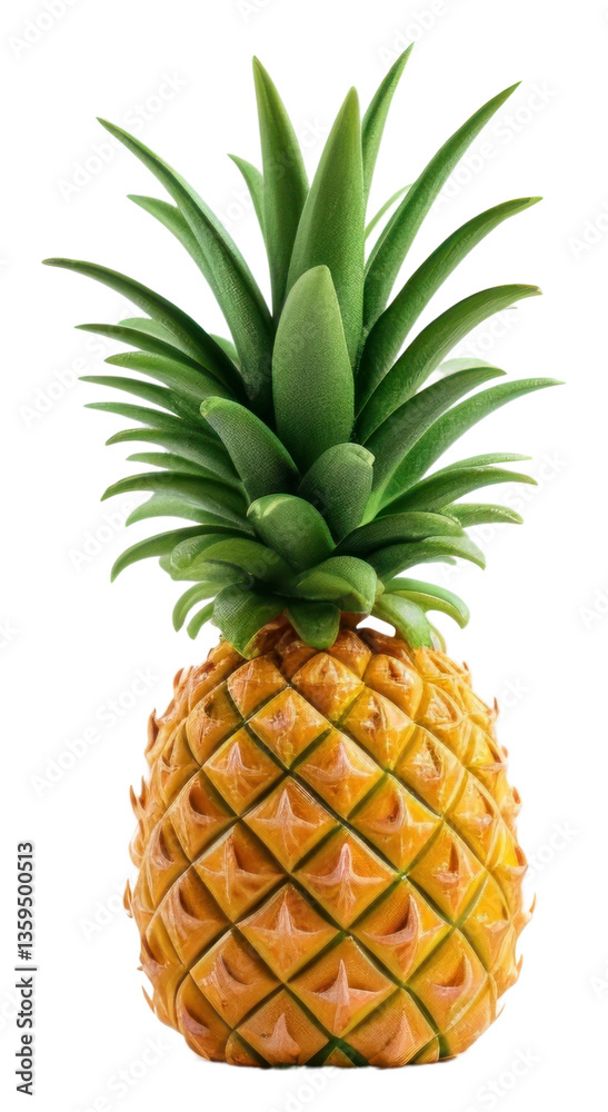 Fototapeta premium PNG Pineapple plant fruit food.