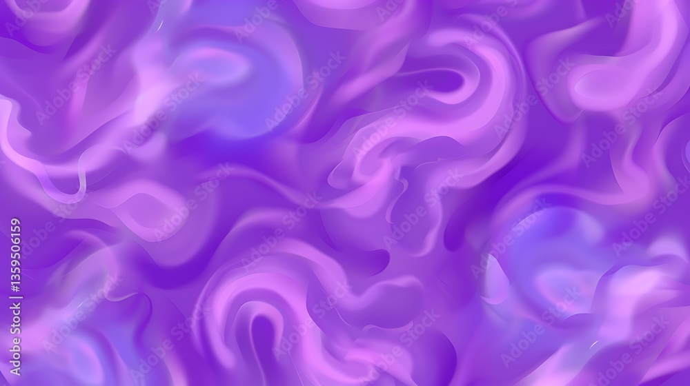 Obraz premium Swirling purple and lavender colors blend to form a blurred abstract image