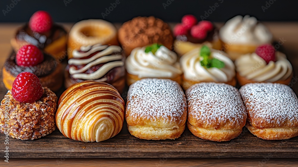 custom made wallpaper toronto digitalDonut with Sprinkles on Plate