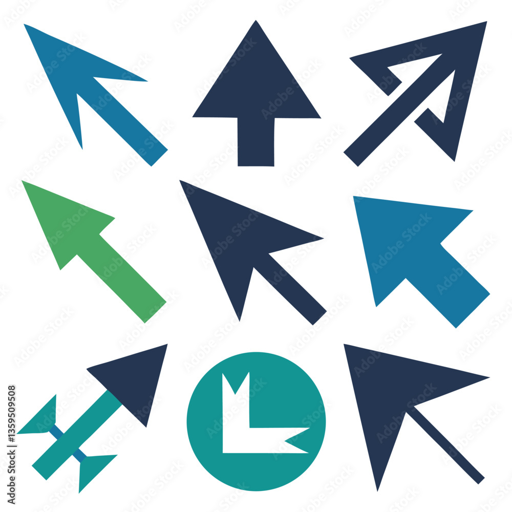 3D Arrow Icon Set Collection for Web and Business Design 3D Arrow Icon Set Collection for Web and Business Design