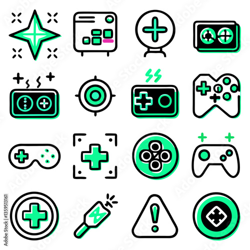 Gaming UI Icons Set
