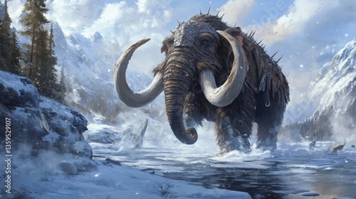 Environment Mammoth Spiked View Armor Iron Frozen Trampling