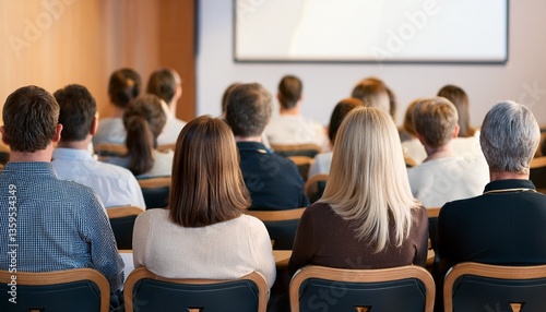 Rede, audience of adults, Vortrag, Präsentation