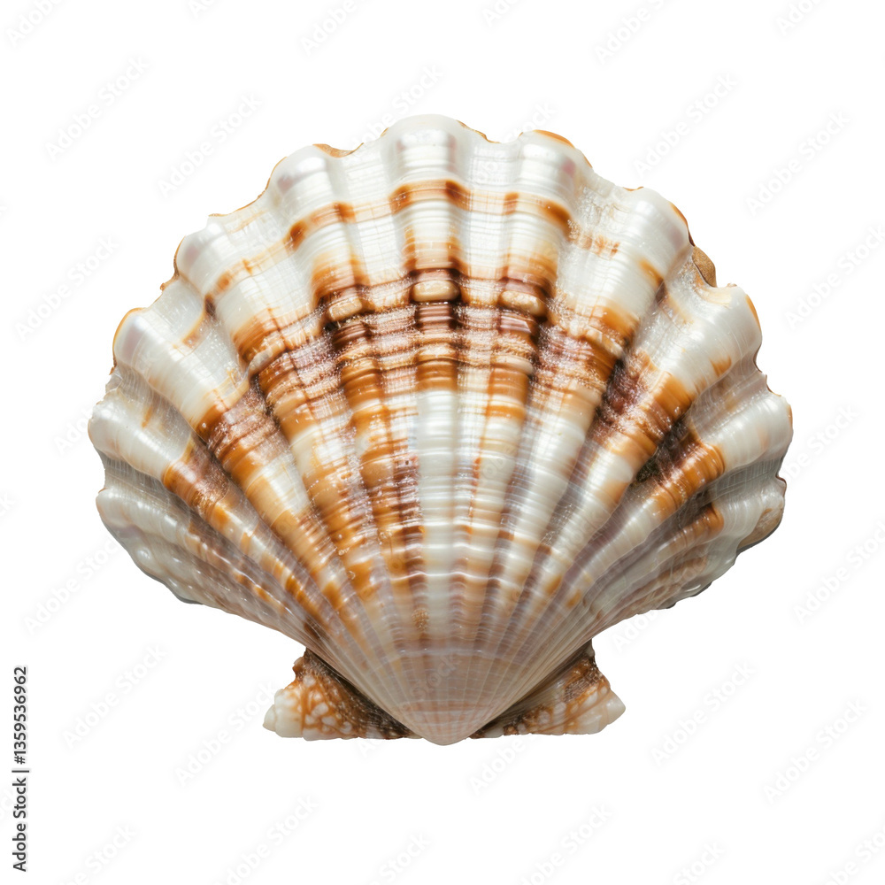 White and Brown Scallop Shell on White PNG
White and Brown Scallop Shell on White PNG