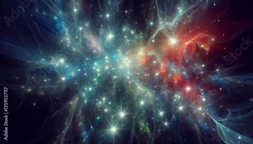 Ethereal Stars Abstract stars that seem to float in the sky