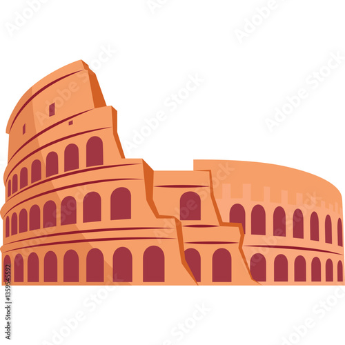 Europe Landmark Illustration