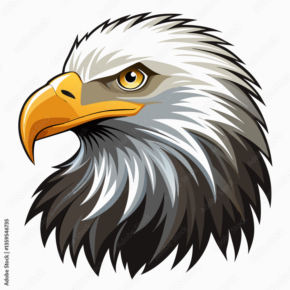 Majestic Eagle Animal Vector Illustration – High-Quality Digital Graphic Design Majestic Eagle Animal Vector Illustration – High-Quality Digital Graphic Design