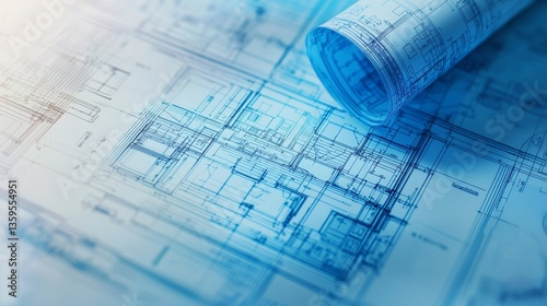 Detailed construction documents representing growth in urban infrastructure.