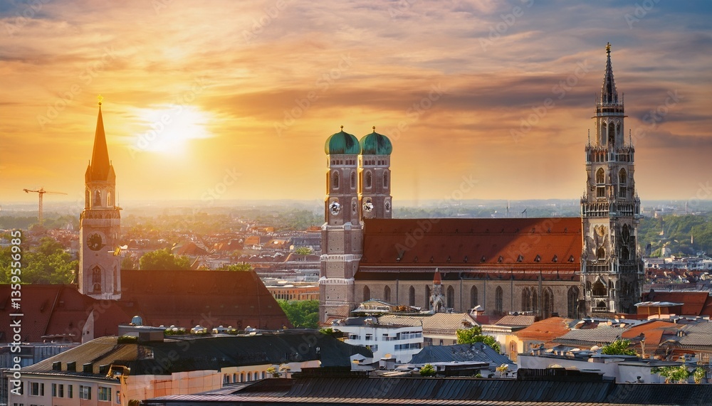 Fototapeta premium munich during summer