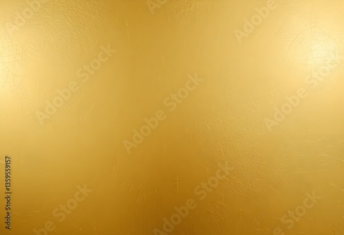 shiny grainy gold foil texture. holiday celebration theme christmas gift package luxury glossy golden paper abstract background.
