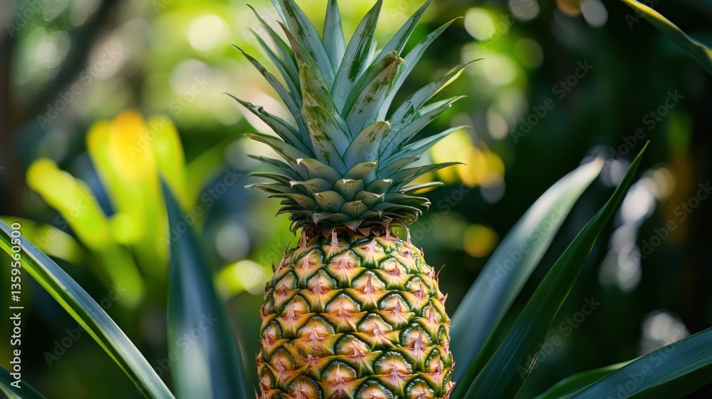 Fototapeta premium pineapple garden fresh