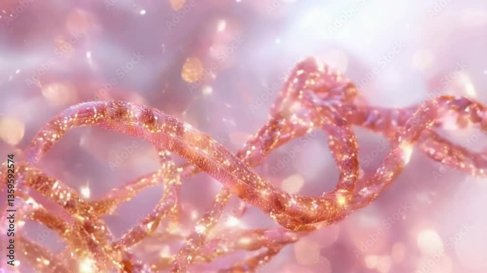 Exploring the Beauty of Genetic Structures in a Vibrant and Detailed Portrayal of DNA Exploring the Beauty of Genetic Structures in a Vibrant and Detailed Portrayal of DNA