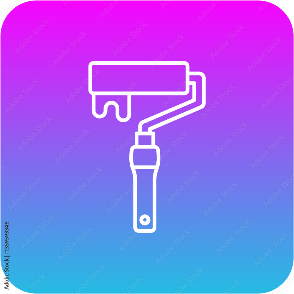 Roller paint Icon Roller paint Icon
