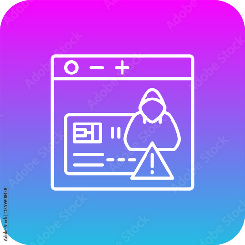 Online hacking Icon
