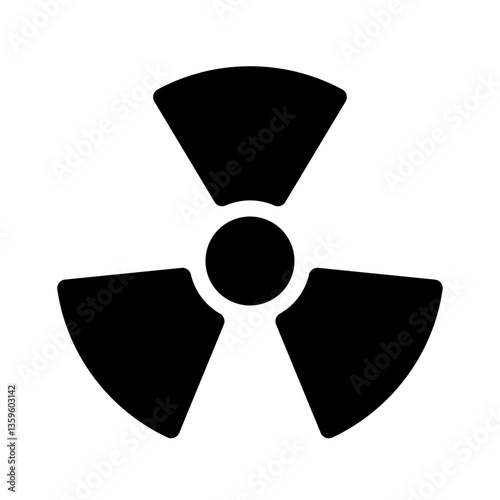 radiation icon. Hazard icon vector