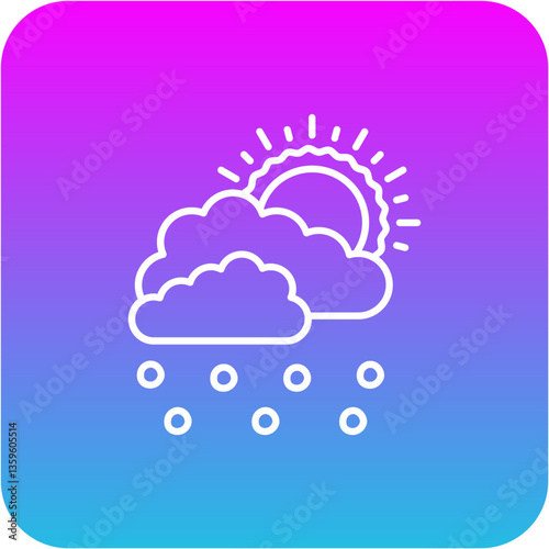 Snowy day Icon