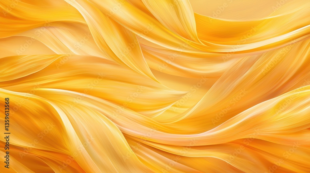 Fototapeta premium Abstract Golden Swirling Fabric Textures