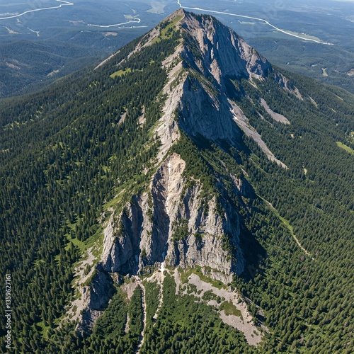 view from the mountain