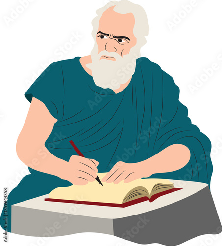 Diogenes of Sinope writing