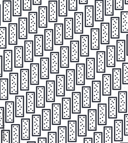 Geometric art with dots and figures