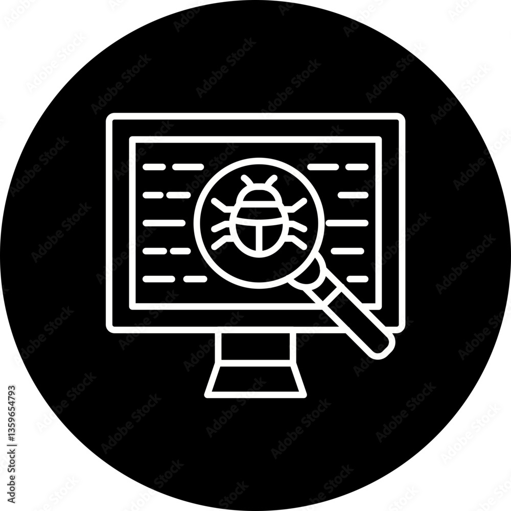 Virus scan Icon Virus scan Icon