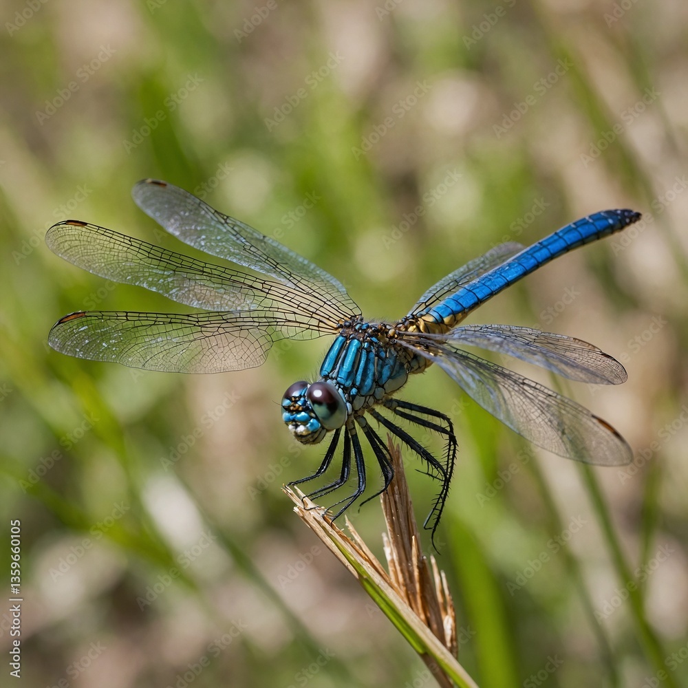 dragonfly on a branch