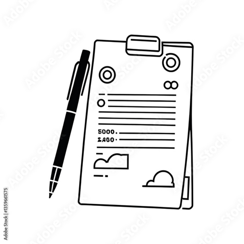 チェックリストとクリップボードのアイコンセット｜Checklist and Clipboard Icon Set