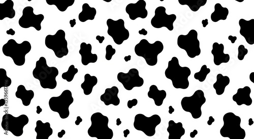 Cow Print Pattern Background