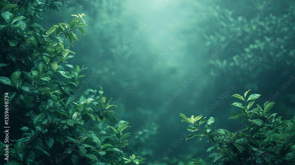 Enigmatic Emerald Enclave: A Misty Forest's Serene Embrace Enigmatic Emerald Enclave: A Misty Forest's Serene Embrace